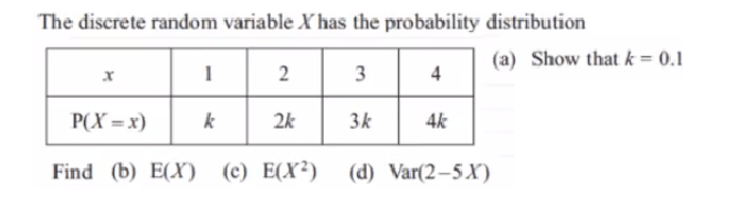 A-Level Statistics-Example 2